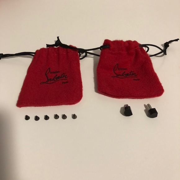 Studded Christian Louboutin suede Anjalina 85 - Picture 14 of 15